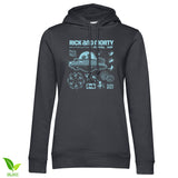 Rick And Morty - Portal Hop Girly Hoodie