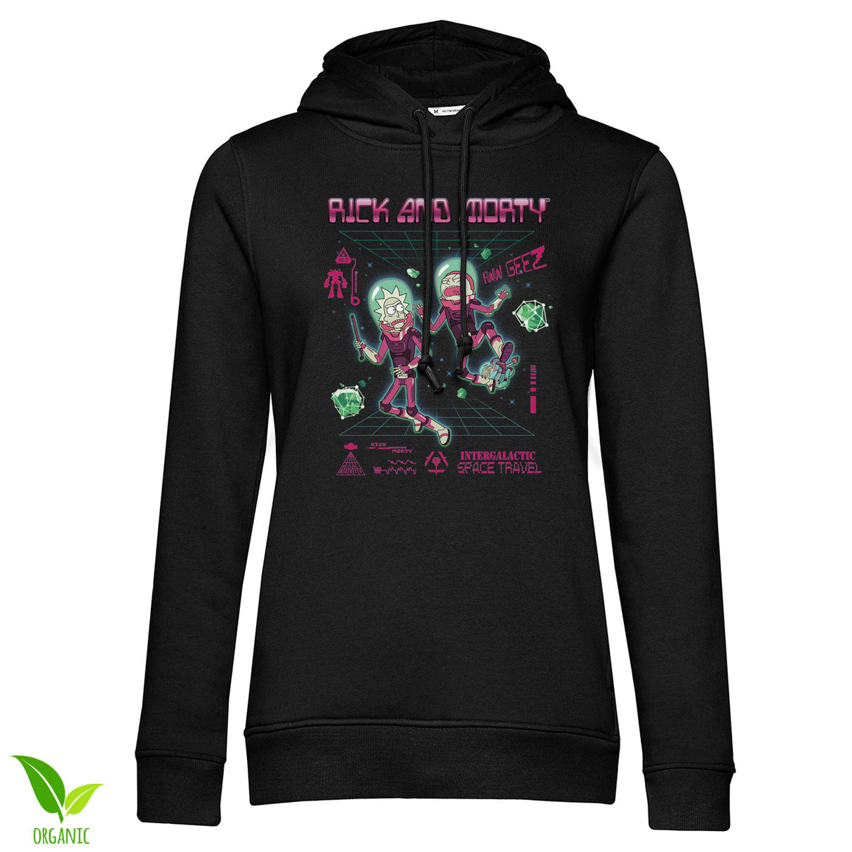 Intergalactic Space Travel Girly Hoodie