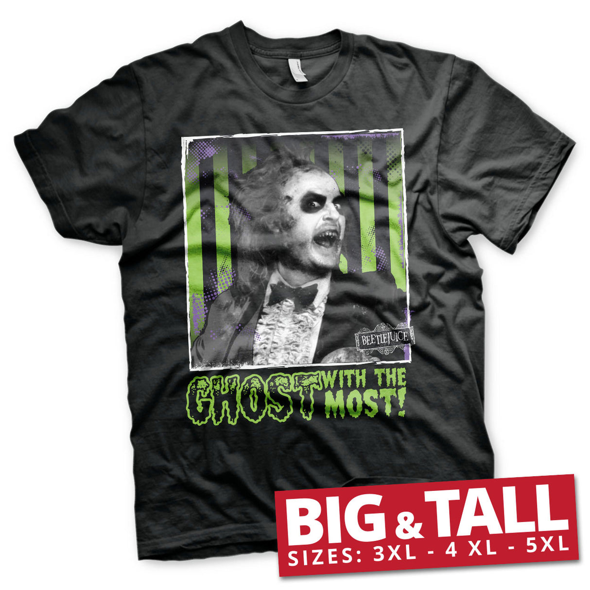 Beetlejuice - Ghost With The Most Big & Tall T-Shirt