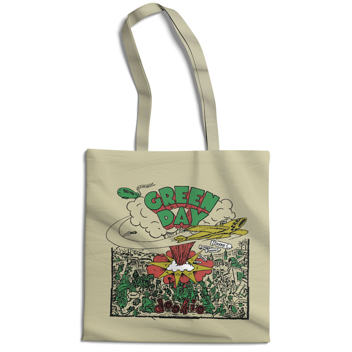 Green Day Dookie Doodle Tote Bag