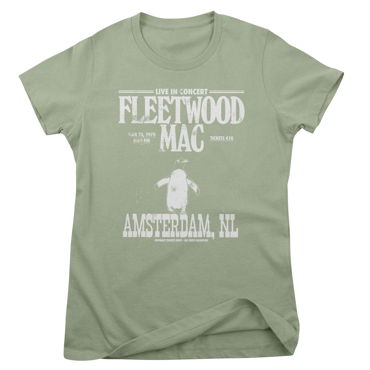 Fleetwood Mac - Amsterdam 1970 Girly Tee