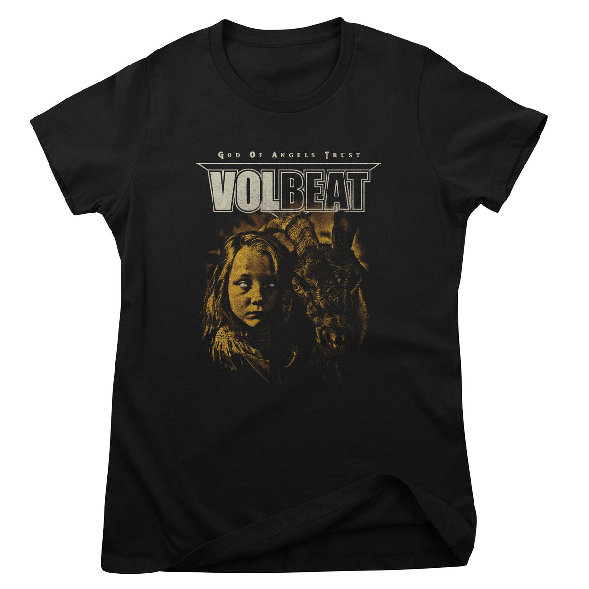 Volbeat God Of Angels Trust Goat Girly Tee
