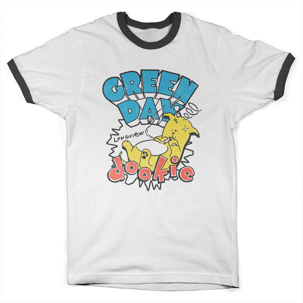 Green Day Longview Dookie Ringer Tee – Shirtstore