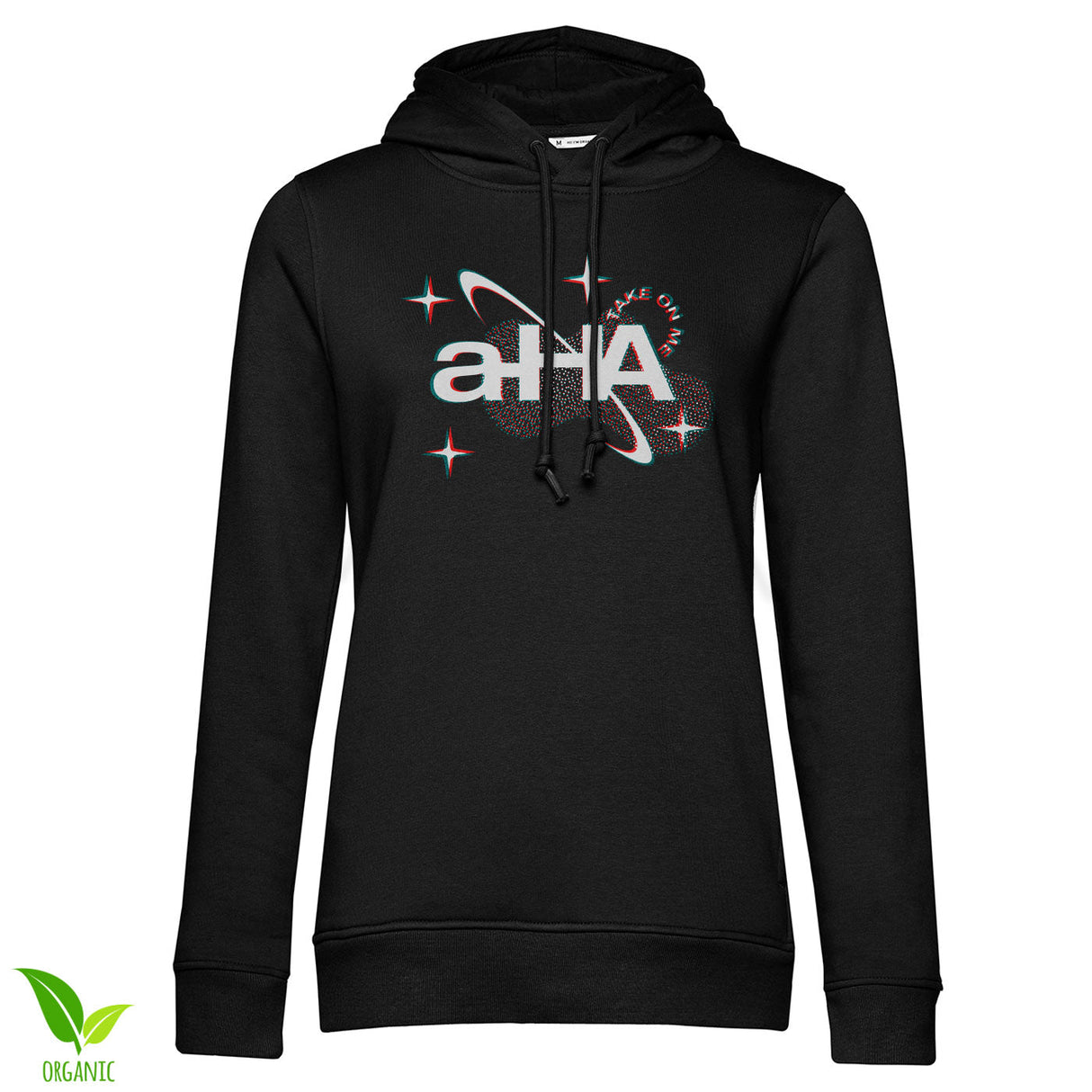 A-Ha Glitch Logo Girly Hoodie