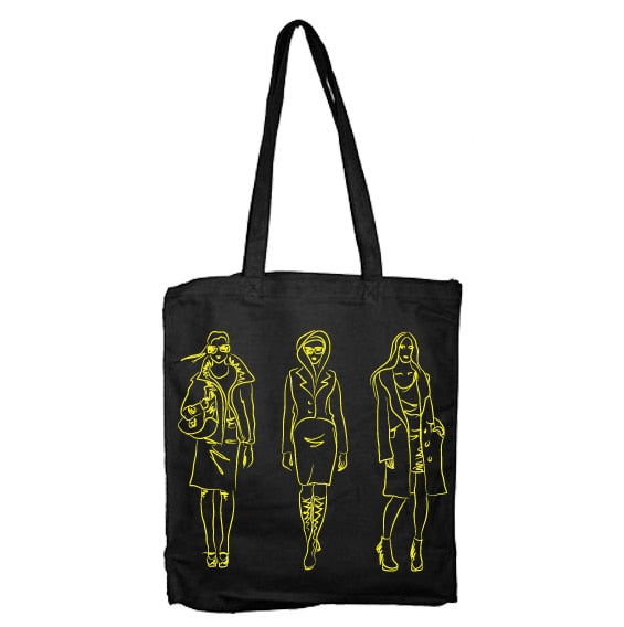 Catwalk Yellow Tote Bag